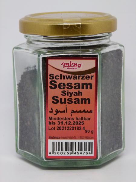 Mina Schwarzer Sesam, Nettogewicht 90g